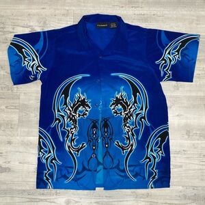 Crazy No Boundaries Graphic Button Up - Size XL in Youth